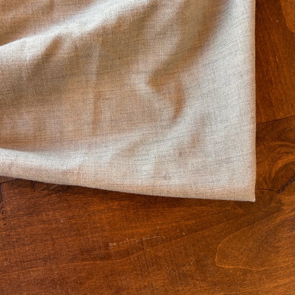 The Frankie Shop Beige Pleated Tailored Trousers Wool Blend Size M - Picture 8 of 8